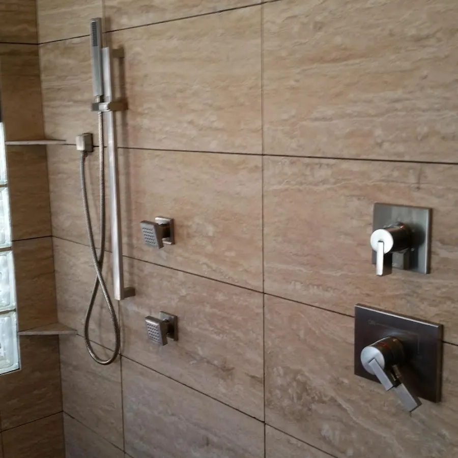 Shower fixture installation for Frozen Pipe Repair in Chesapeake Beach